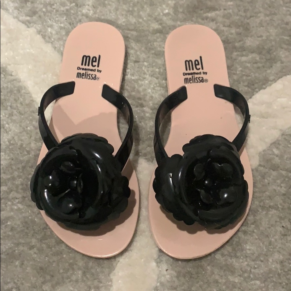 Girls Melissa Harmonic Flower Slippers